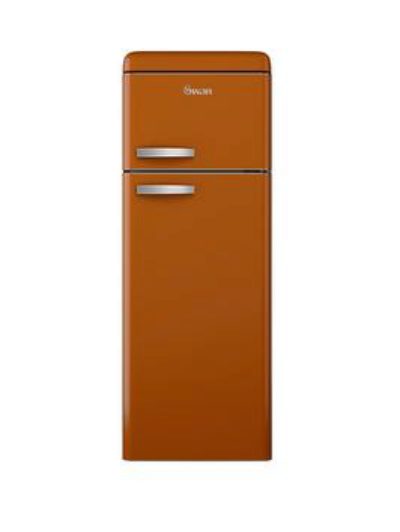 Swan Sr11010O 55 Cm Retro Top Mount Fridge Freezer - Orange Swan Sr11010O 55 Cm Retro Top Mount Fridge Freezer - Orange